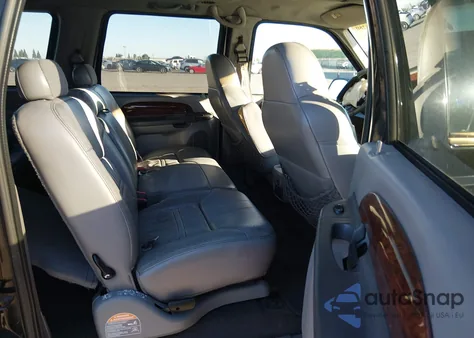 2000 Ford Excursion Limited from USA, damaged, VIN 1FMNU42L7YEB68057